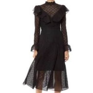 Temperley black lace dress size 6, worn once